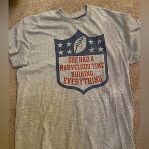 Taylor Swift-inspired t-shirt gray large